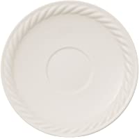 Villeroy &amp- Boch Montauk Plato para taza- 16 cm- Porcelana Premium- Blanco